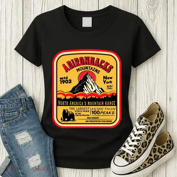 Adirondack Mountains (Adk) Aged Look Women's T-Shirt