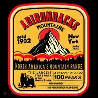 Adirondack Mountains (Adk) Aged Look Women's T-Shirt thumb 6