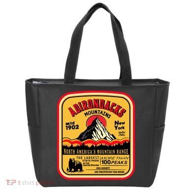 Adirondack Mountains (Adk) Aged Look Tote Bag