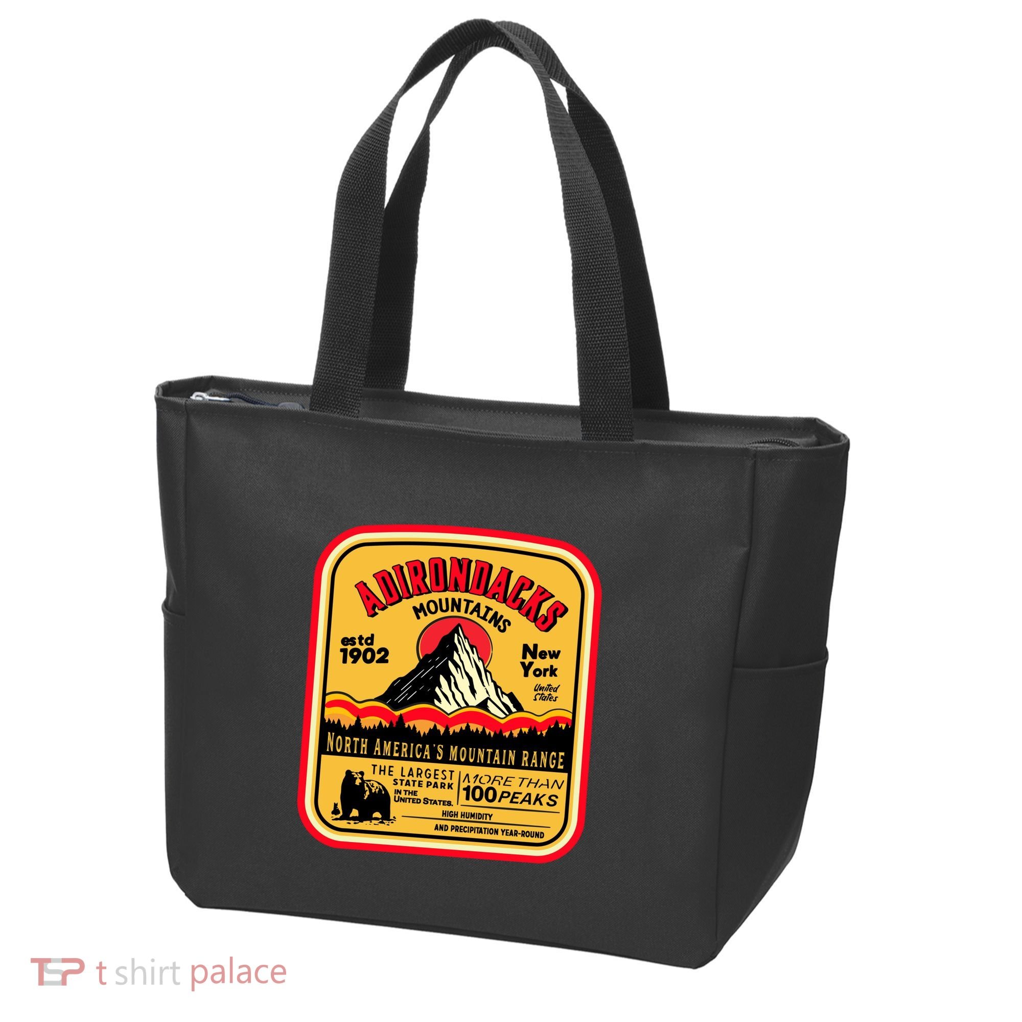 Adirondack Mountains (Adk) Aged Look Tote Bag