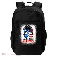 Ask Me About Medicare Insurance Agent Broker Sales Marketing Backpack thumb 0