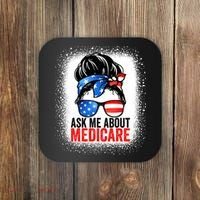 Ask Me About Medicare Insurance Agent Broker Sales Marketing Coaster thumb 0