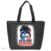 Ask Me About Medicare Insurance Agent Broker Sales Marketing Tote Bag thumb 0
