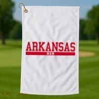 Arkansas Mom Golf Towel thumb 1