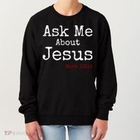 Ask Me About Jesus Women's Sweatshirt thumb 0