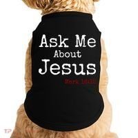 Ask Me About Jesus Doggie Tank thumb 0