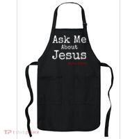 Ask Me About Jesus Apron thumb 0