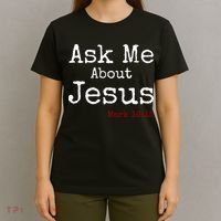 Ask Me About Jesus T-Shirt thumb 4