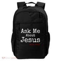 Ask Me About Jesus Backpack thumb 0