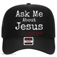 Ask Me About Jesus Hat thumb 0