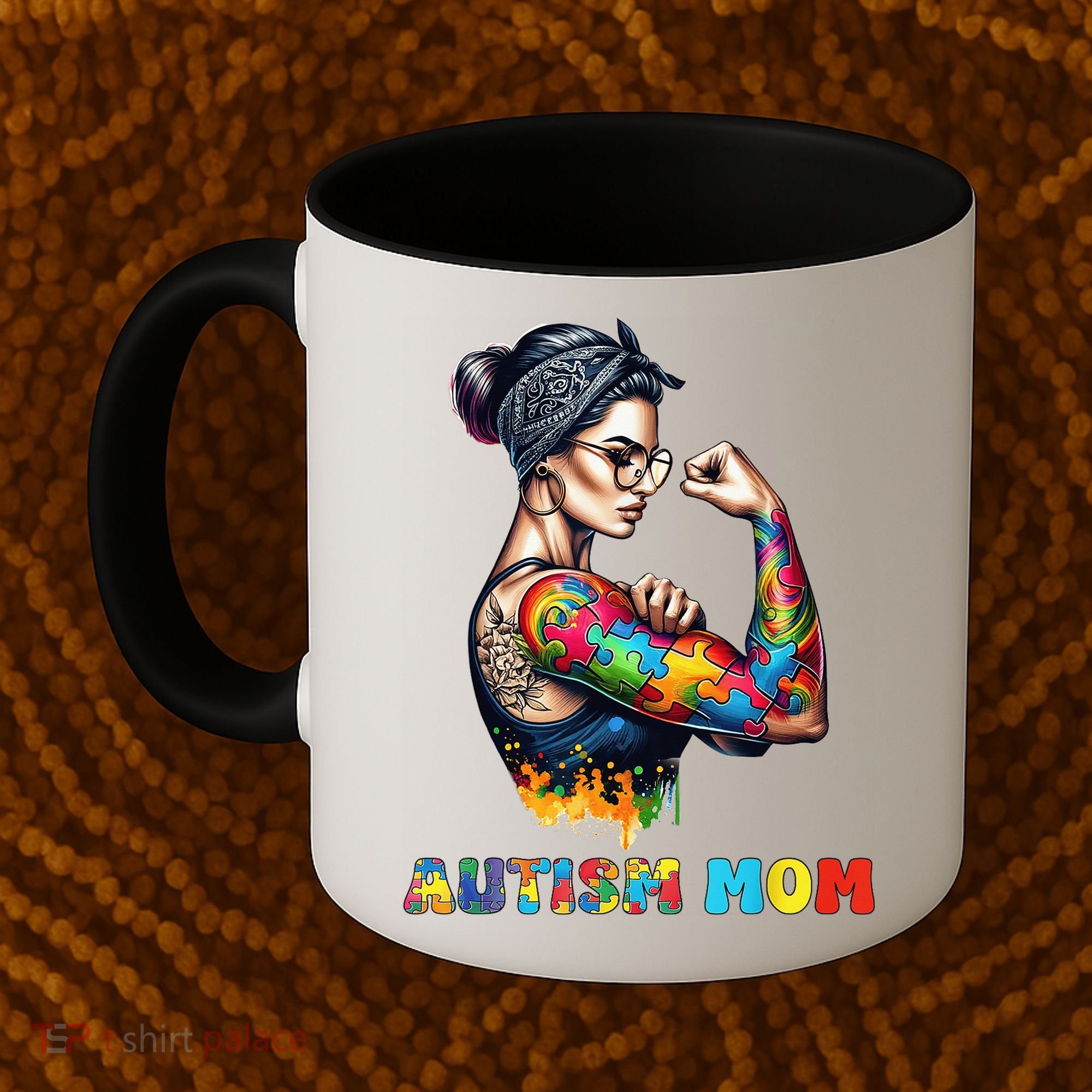 Autism Mom Autism Awareness Strong And Proud Autistic Coffee Mug