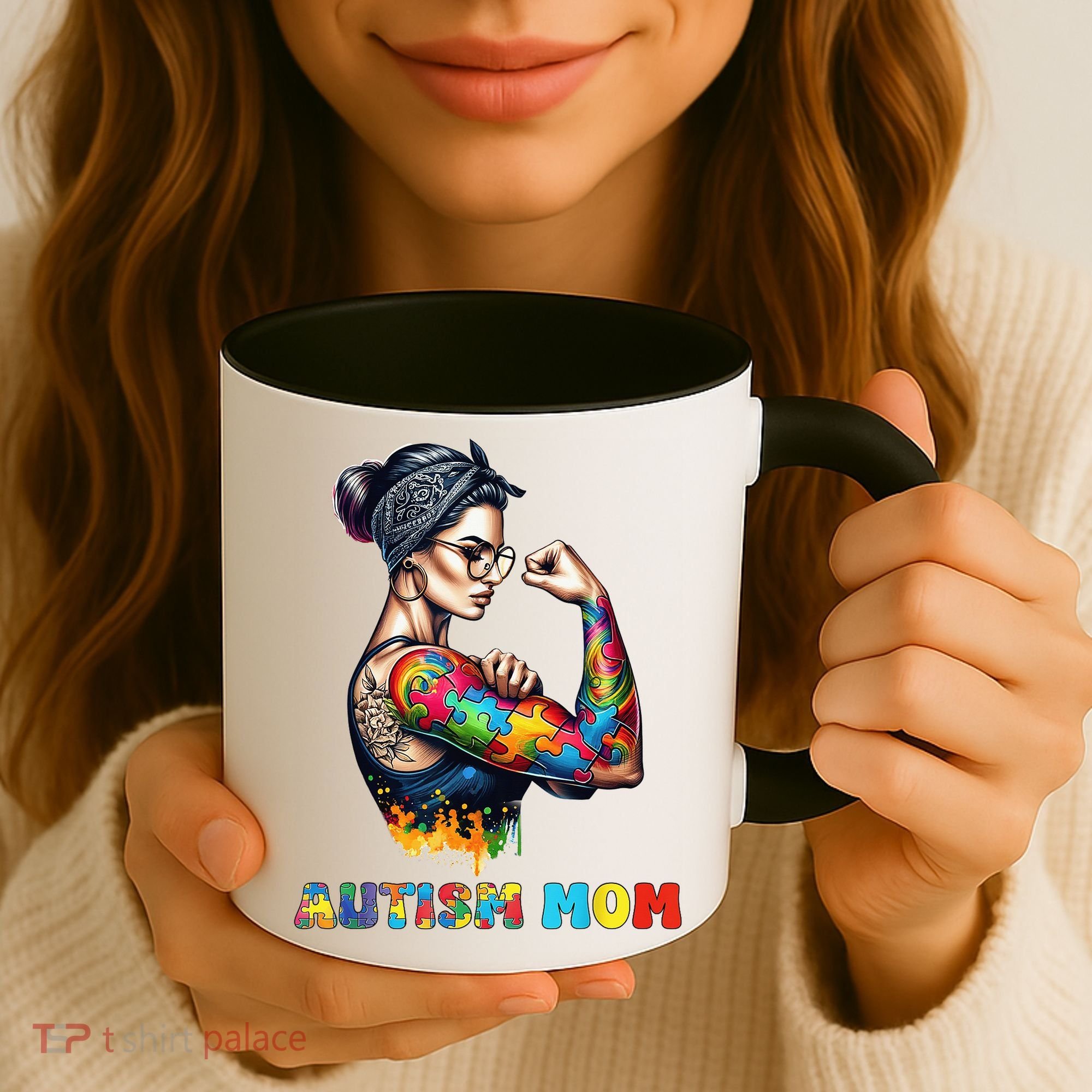 Autism Mom Autism Awareness Strong And Proud Autistic Coffee Mug