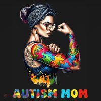 Autism Mom Autism Awareness Strong And Proud Autistic Ornament thumb 1