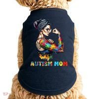 Autism Mom Autism Awareness Strong And Proud Autistic Doggie Tank thumb 0