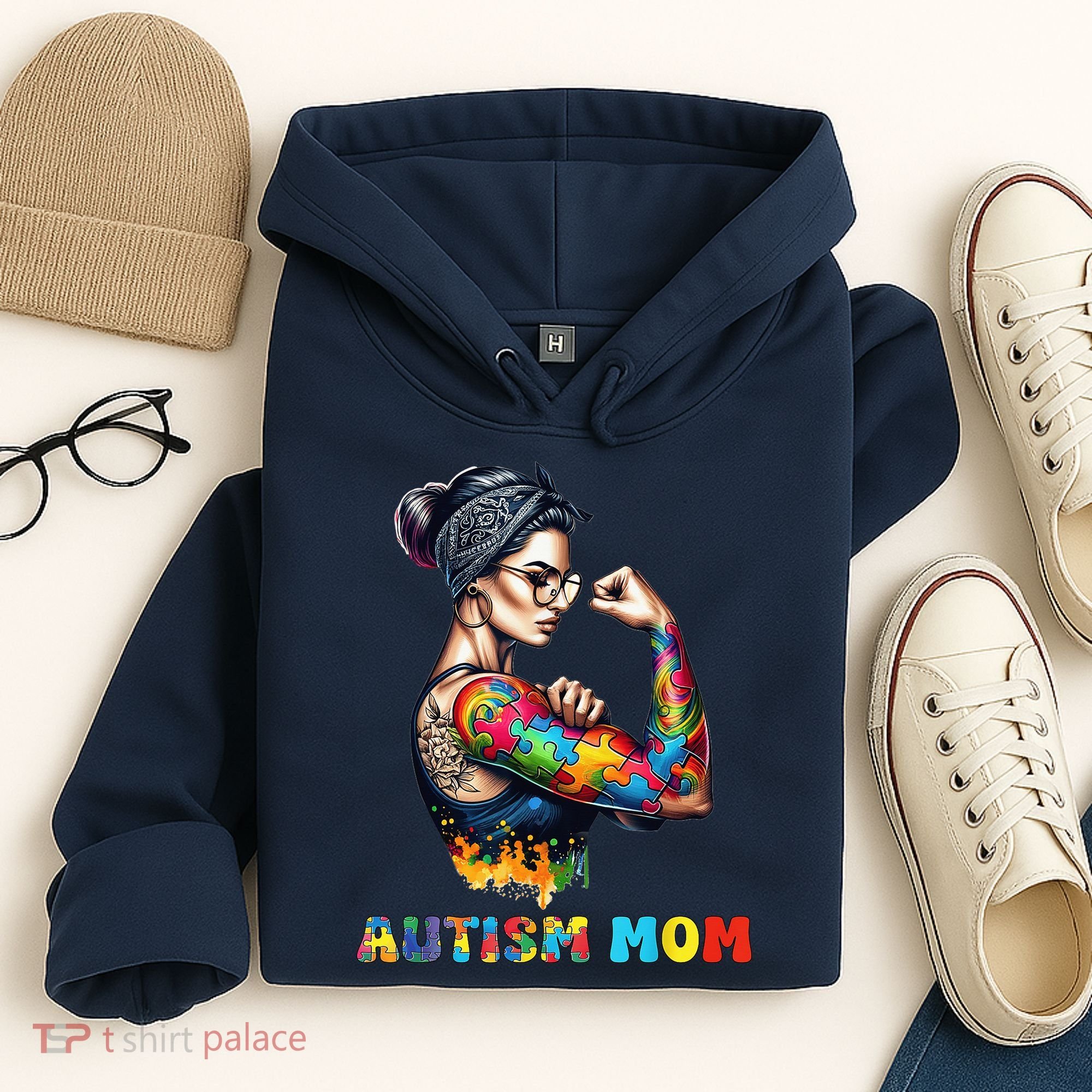 Autism Mom Autism Awareness Strong And Proud Autistic Hoodie