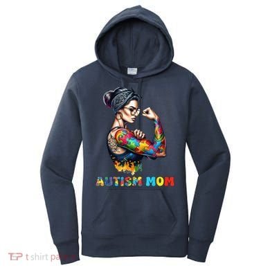 Autism Mom Autism Awareness Strong And Proud Autistic Women's Hoodie