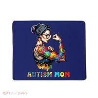 Autism Mom Autism Awareness Strong And Proud Autistic Mousepad thumb 0