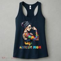 Autism Mom Autism Awareness Strong And Proud Autistic Women's Tank Top thumb 3