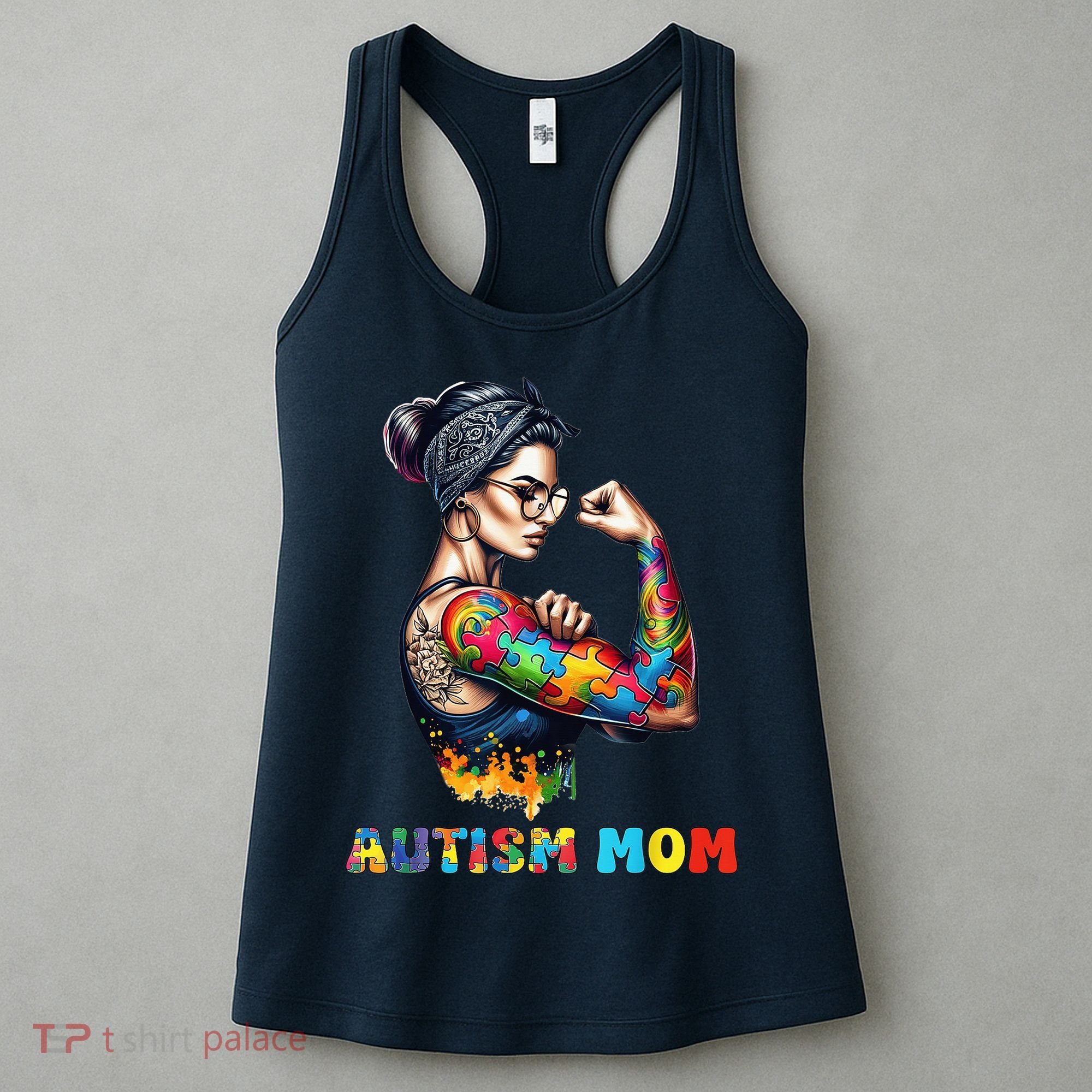 Autism Mom Autism Awareness Strong And Proud Autistic Women's Tank Top