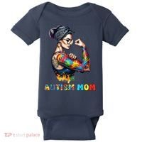 Autism Mom Autism Awareness Strong And Proud Autistic Baby Bodysuit thumb 0