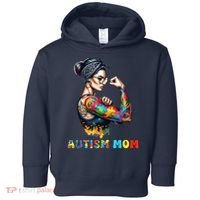 Autism Mom Autism Awareness Strong And Proud Autistic Toddler Hoodie thumb 0