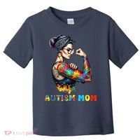 Autism Mom Autism Awareness Strong And Proud Autistic Toddler T-Shirt thumb 0