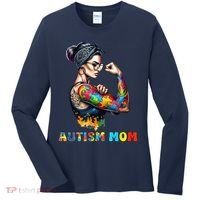 Autism Mom Autism Awareness Strong And Proud Autistic Women's Long Sleeve Shirt thumb 0