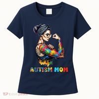 Autism Mom Autism Awareness Strong And Proud Autistic Women's T-Shirt thumb 0