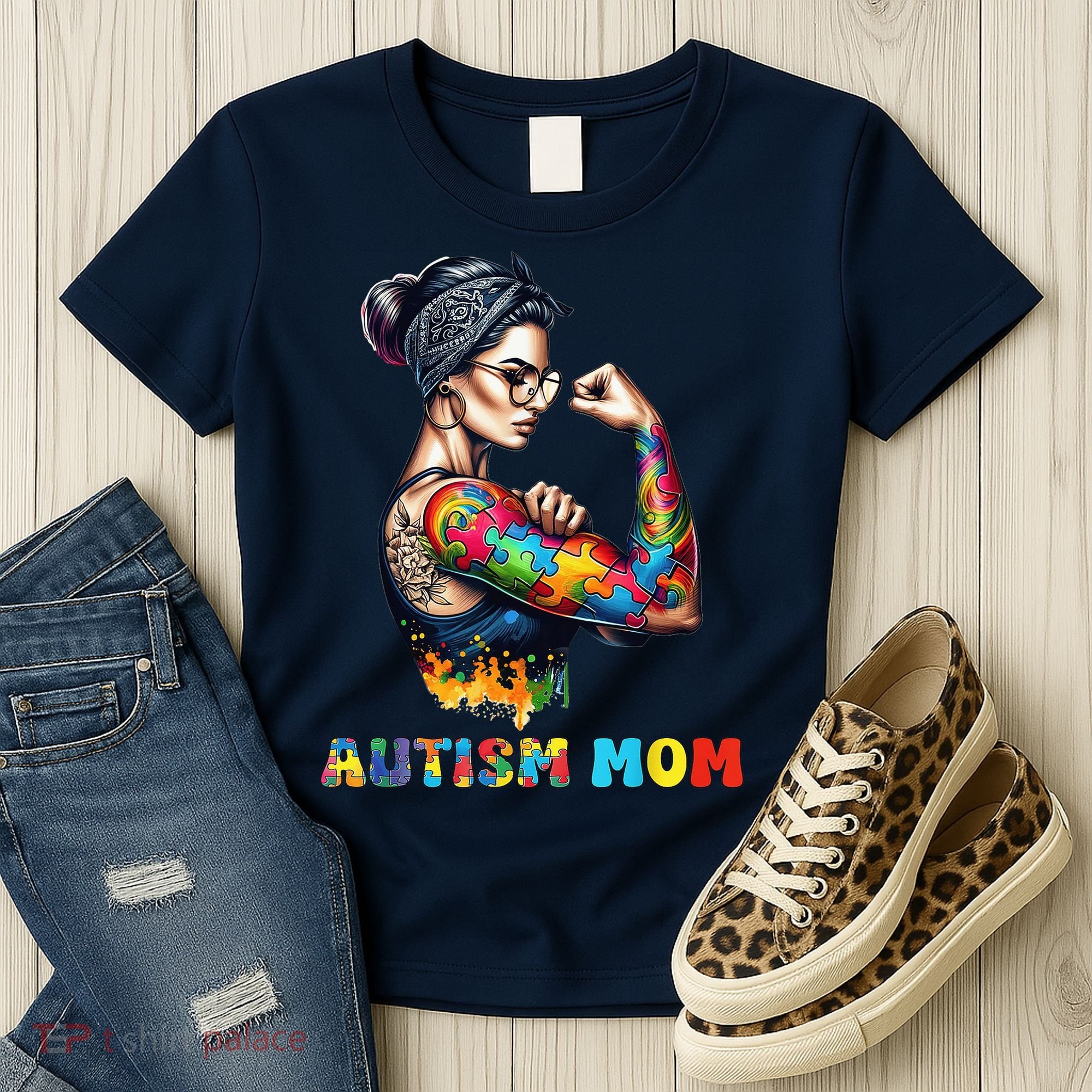 Autism Mom Autism Awareness Strong And Proud Autistic Women's T-Shirt