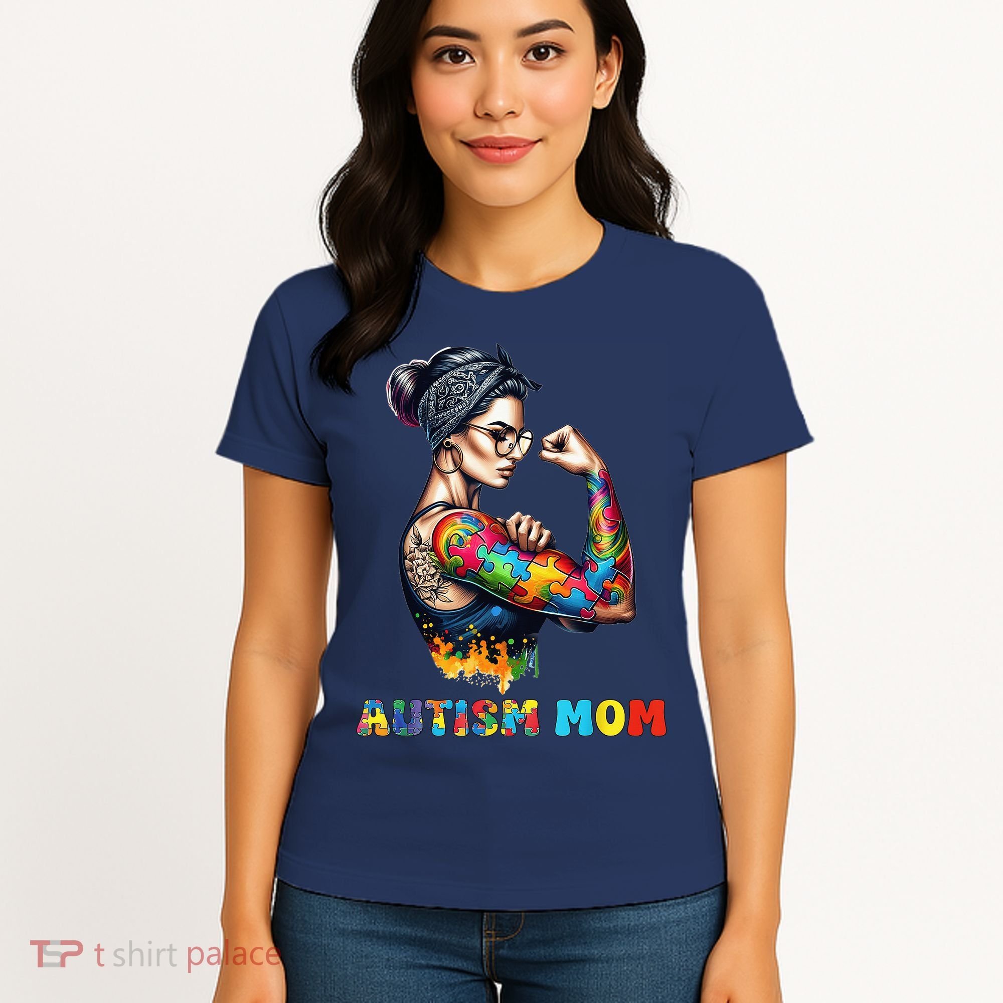 Autism Mom Autism Awareness Strong And Proud Autistic Women's T-Shirt