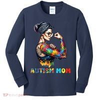 Autism Mom Autism Awareness Strong And Proud Autistic Kids Long Sleeve Shirt thumb 0