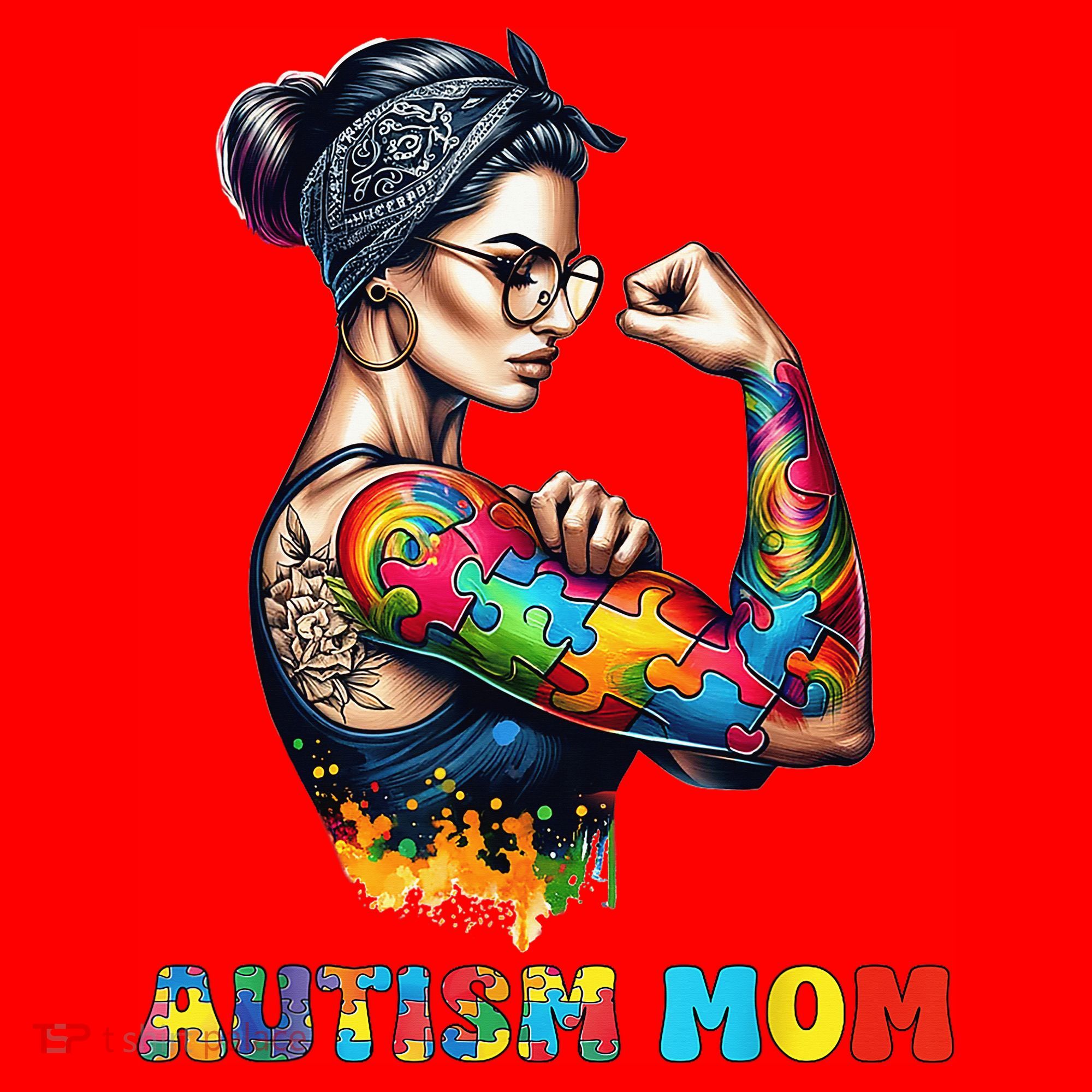 Autism Mom Autism Awareness Strong And Proud Autistic Santa Hat