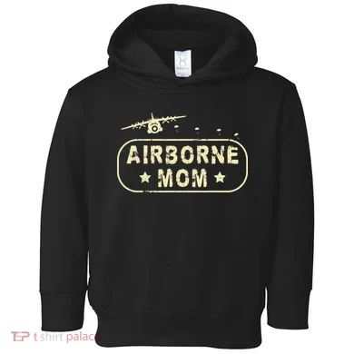 Airborne Mom Toddler Hoodie