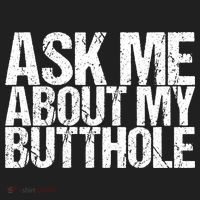 Ask Me About My Butthole Retro Funny Urban Oversized Heavyweight T-Shirt thumb 2