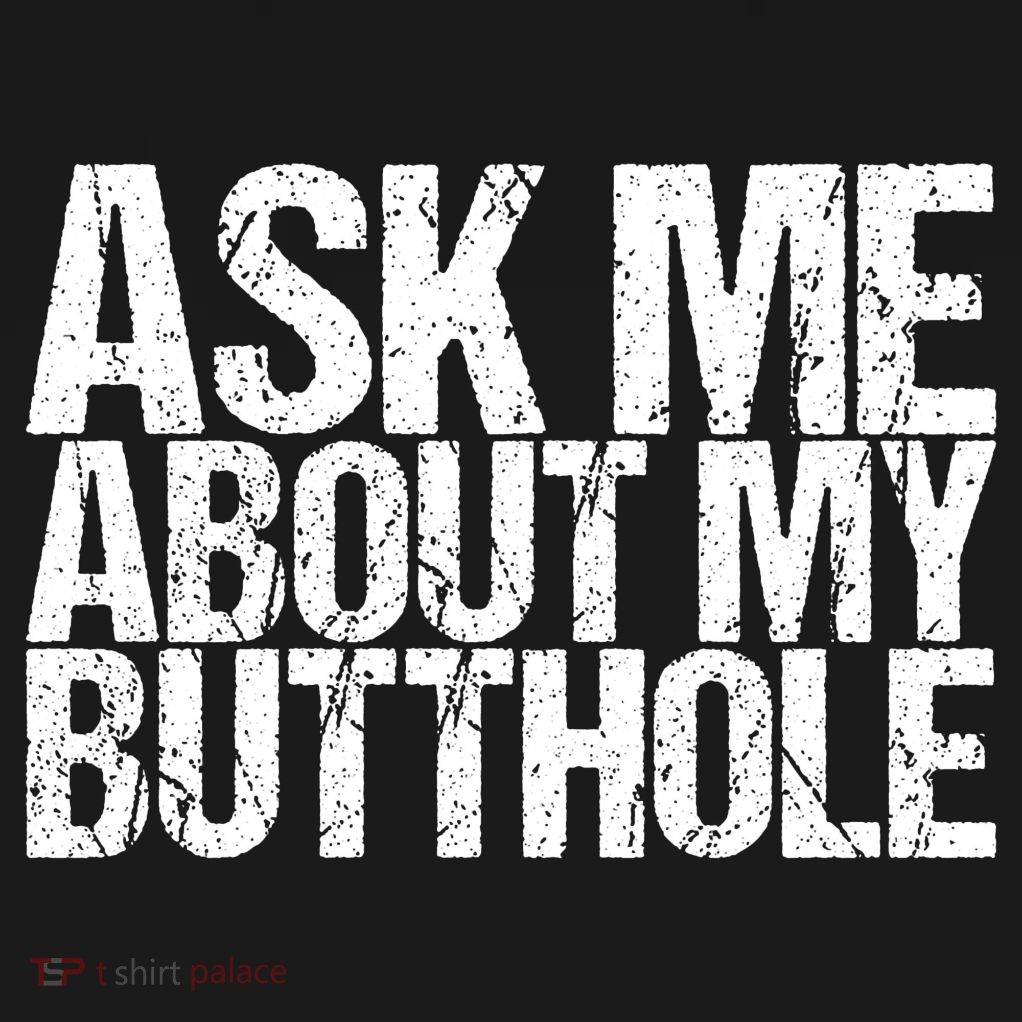 Ask Me About My Butthole Retro Funny Tote Bag