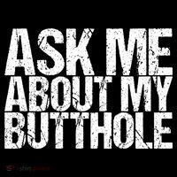 Ask Me About My Butthole Retro Funny Tall Sweatshirt thumb 2