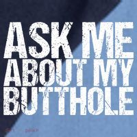 Ask Me About My Butthole Retro Funny Raglan Baseball Sleeve Shirt thumb 2