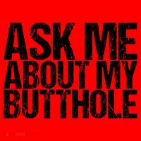 Ask Me About My Butthole Retro Funny Santa Hat thumb 1