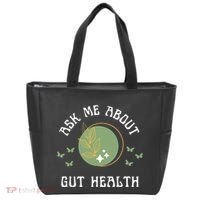 Ask Me About Gut Health New Age Wellness And Healing Tote Bag thumb 0