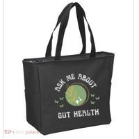 Ask Me About Gut Health New Age Wellness And Healing Tote Bag thumb 2
