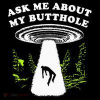 Ask Me About My Butthole Ufo Women's Hoodie thumb 2