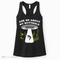 Ask Me About My Butthole Ufo Women's Tank Top thumb 0