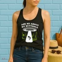 Ask Me About My Butthole Ufo Women's Tank Top thumb 2