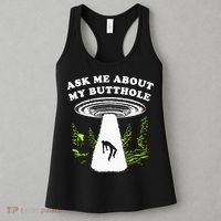Ask Me About My Butthole Ufo Women's Tank Top thumb 3
