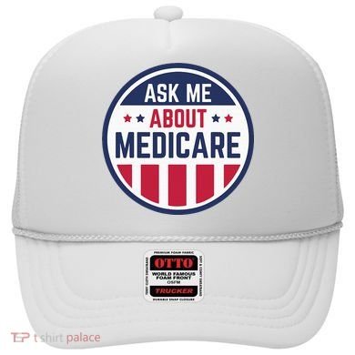 Ask Me About Medicare Medicare Info Design Ask Me About Hat