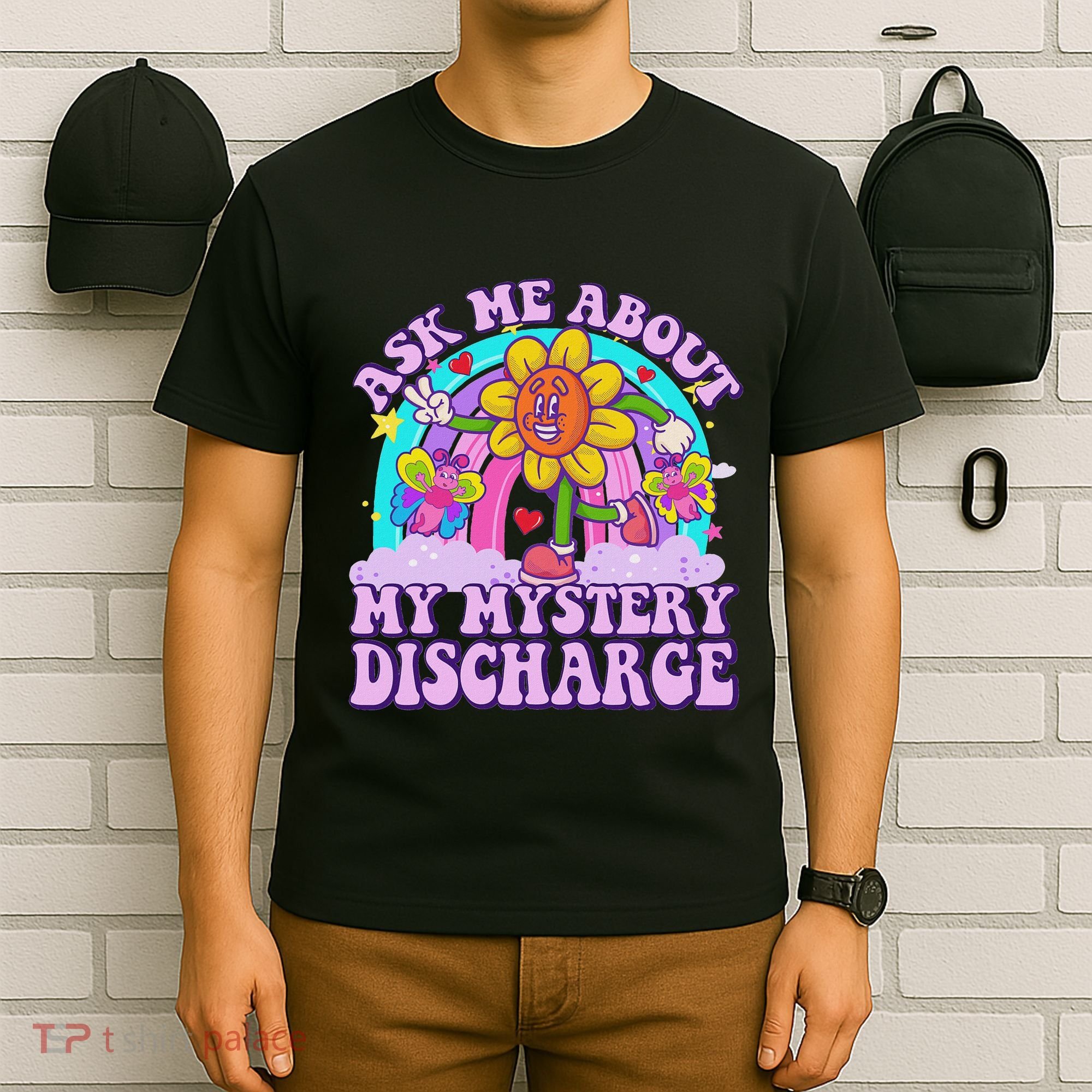 Ask Me About Mystery Discharge T-Shirt