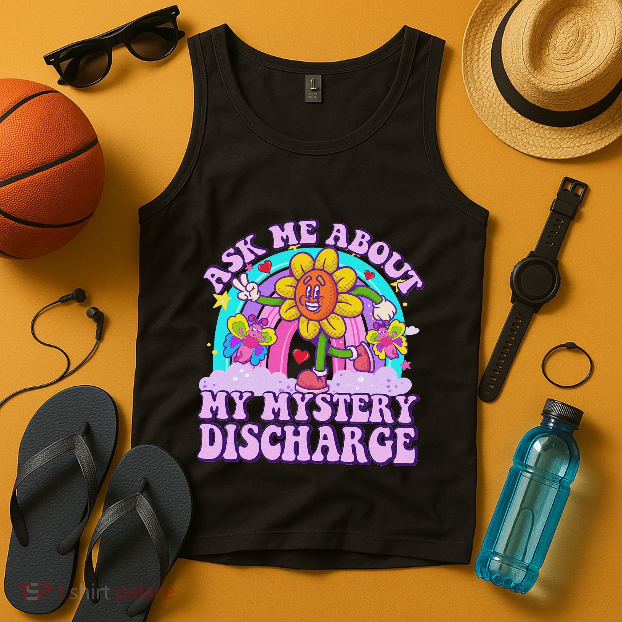 Ask Me About Mystery Discharge Tank Top