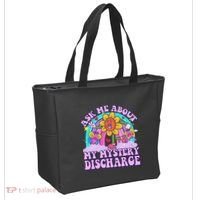 Ask Me About Mystery Discharge Tote Bag thumb 2