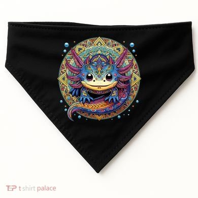 Axolotl Maya Aztec Axolot USA-Made Doggie Bandana