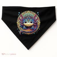 Axolotl Maya Aztec Axolot USA-Made Doggie Bandana thumb 0